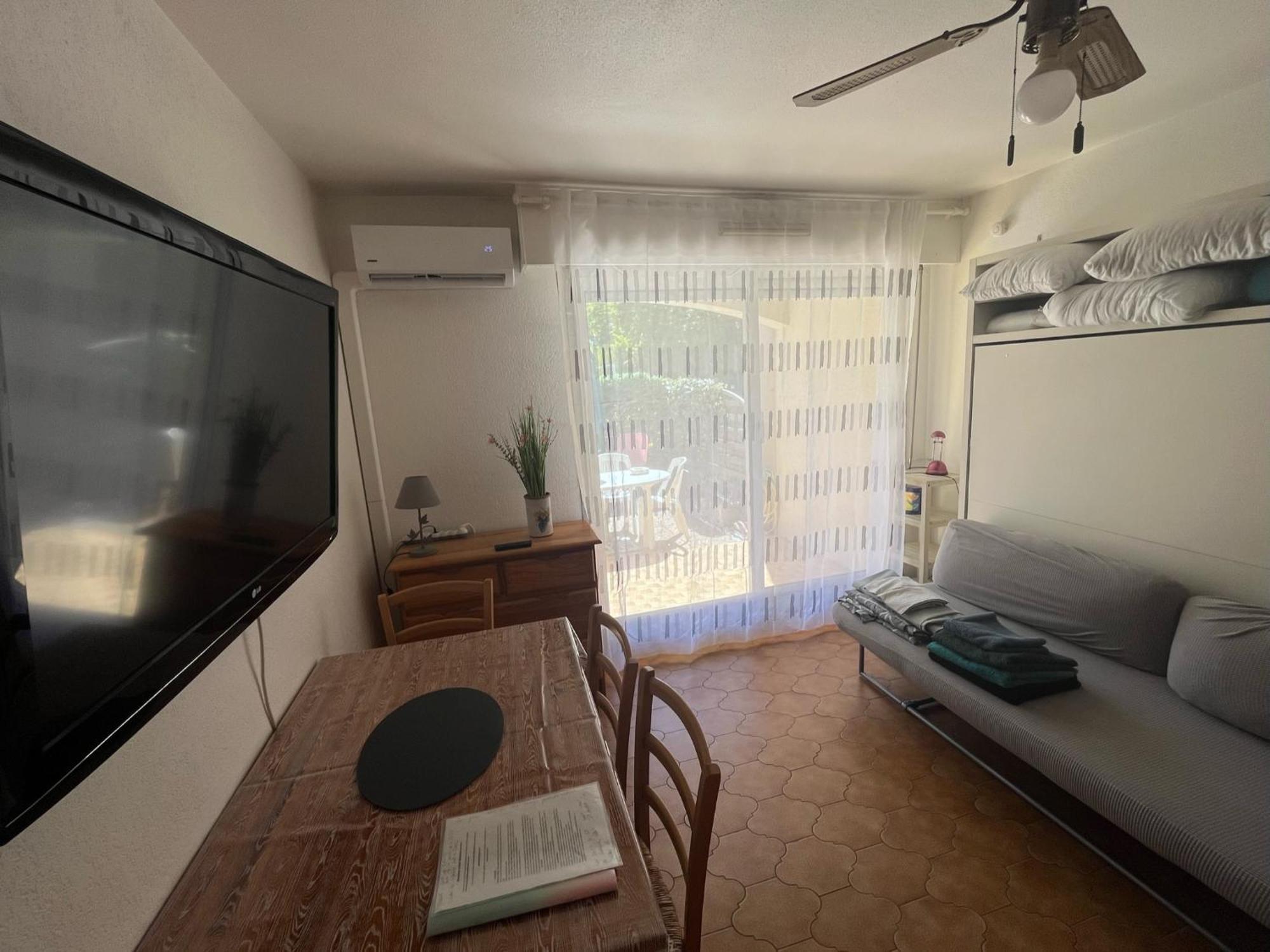 Studio Climatise Avec Jardin Et Plage A 250M سانت-ماندرييه-سور-مير المظهر الخارجي الصورة